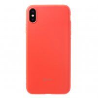 Roar etui matowe z miękkiego plastiku dla iPhone XS Max - pomarańczowe