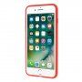 Etui silikonowe z serduszkiem dla iPhone 6 / 6S - czerwony