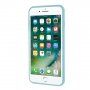 Etui silikonowe z serduszkiem dla iPhone 6 / 6S - jasnoniebieskie