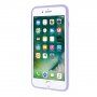 Etui silikonowe z serduszkiem dla iPhone 6 / 6S - liliowy
