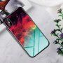 Etui ze szklaną częścią tylną dla iPhone X / XS - kolorowa mgła
