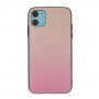 Etui ze szklaną częścią tylną dla iPhone 11 - różowo-złoty