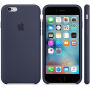 Oryginalne etui silikonowe dla Apple iPhone 6S - ciemnoniebieskie