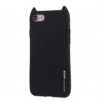 Molancano Bonny etui z kocimi uszami iPhone 7 / 8 / SE (2020/2022) - czarny