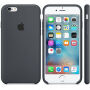 Oryginalne etui silikonowe dla Apple iPhone 6S Plus - węglowo-szare