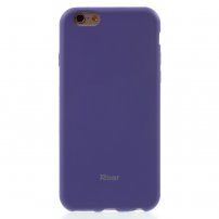 Roar etui matowe z miękkiego plastiku dla iPhone 6 / 6S - fioletowy