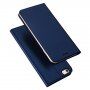 DUX DUCIS pokrowiec flip dla iPhone 5 / 5S / SE (2016) - ciemnoniebieski