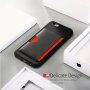 Dux Ducis etui ze slotem na kartę kredytową dla iPhone 6 / 6S - czarny