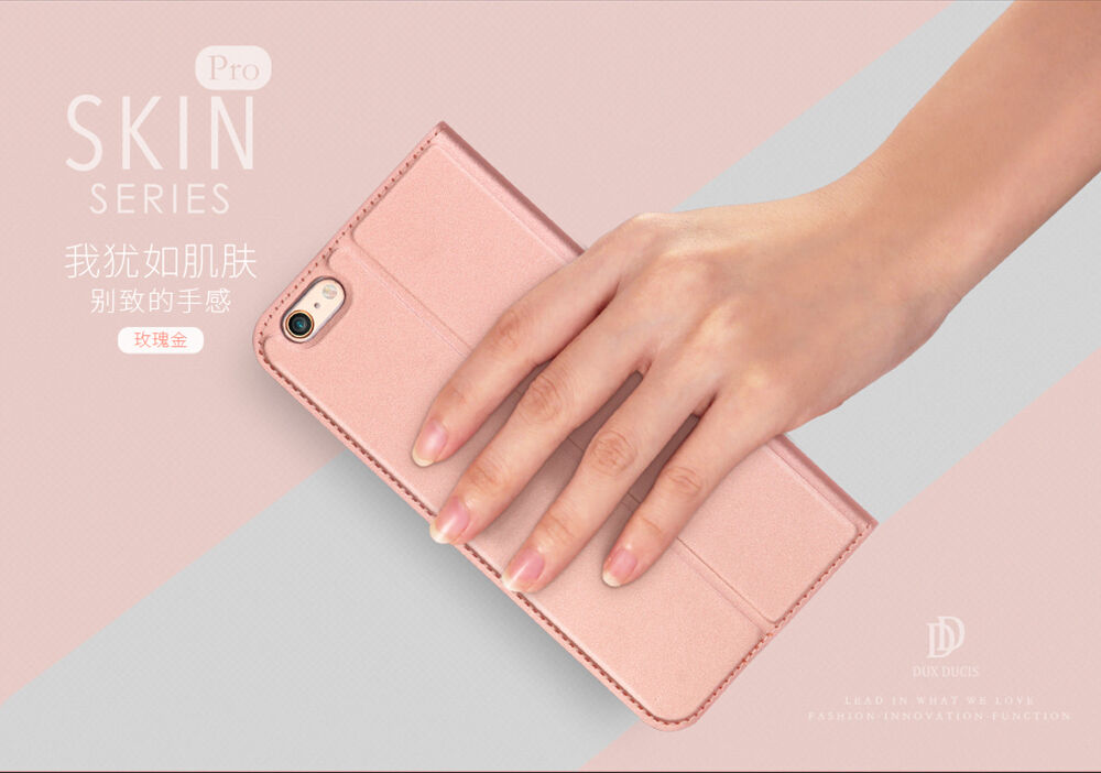 DUX DUCIS pokrowiec flip dla iPhone 6 / 6S - różowo-złoty DUX DUCIS pokrowiec flip dla iPhone 6 / 6S - różowo-złoty
