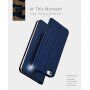 DUX DUCIS pokrowiec flip dla iPhone 5 / 5S / SE (2016) - ciemnoniebieski