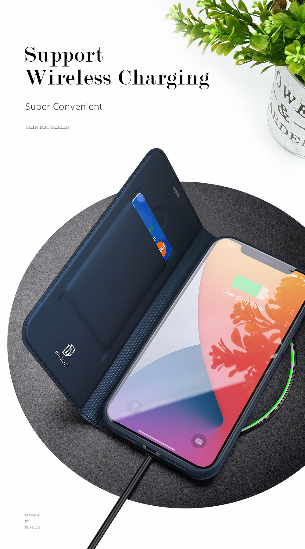 DUX DUCIS pokrowiec flip dla iPhone 12 Pro Max - czarne
