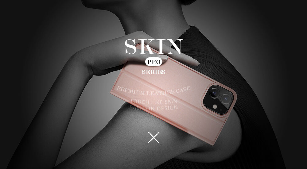DUX DUCIS pokrowiec flip dla iPhone 12 mini - czarne