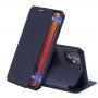 DUX DUCIS pokrowiec flip dla iPhone 12 / 12 Pro - ciemnoniebieski