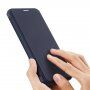 DUX DUCIS pokrowiec flip dla iPhone 12 Pro Max - ciemnoniebieski