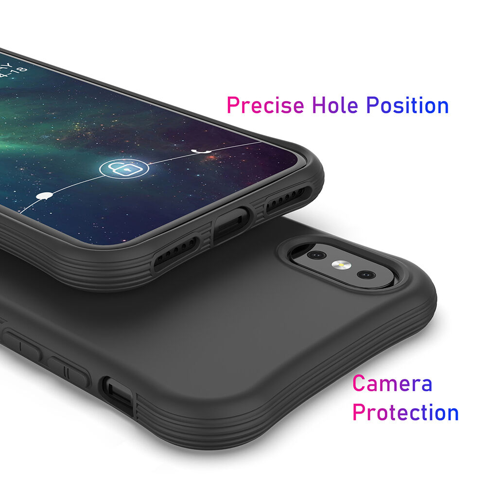 Enkay etui z miękkiego plastiku dla iPhone X / XS - różowy