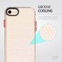 Etui przezroczyste ze strukturą plastra miodu dla iPhone 6 / 6S / 7 / 8 - przezroczyste