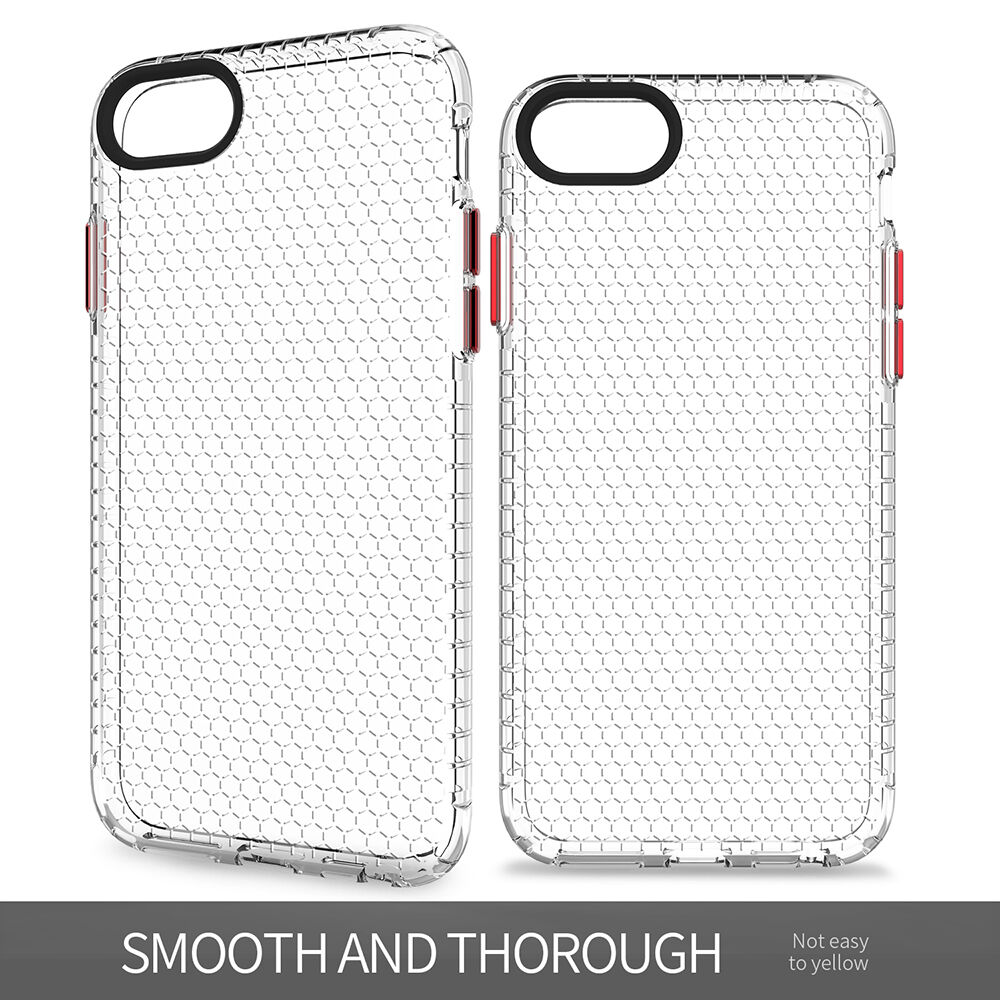 Etui przezroczyste ze strukturą plastra miodu dla iPhone 6 / 6S / 7 / 8 - przezroczyste Etui przezroczyste ze strukturą plastra miodu dla iPhone 6 / 6S / 7 / 8 - przezroczyste