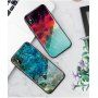 Etui ze szklaną częścią tylną dla iPhone X / XS - kolorowa mgła