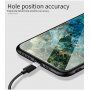 Etui ze szklaną częścią tylną dla iPhone X / XS - kolorowa mgła