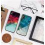 Etui ze szklaną częścią tylną dla iPhone X / XS - kolorowa mgła