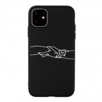 Etui ręce z miękkiego plastiku dla iPhone 11 Pro - czarny