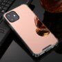 Etui lustrzane dla iPhone 11 Pro - różowo-złoty