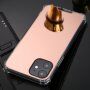 Etui lustrzane dla iPhone 11 Pro - różowo-złoty