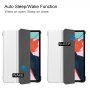 Pokrowiec ze skóry PU z funkcją usypiania dla iPad Air 4 (2020) / Air 5 (2022) / Air 11" (2024) / Pro 11" (2018) - biały