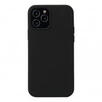 Etui silikonowe dla iPhone 12 Pro Max - czarny