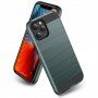 Odporne etui dla iPhone 12 / 12 Pro - tekstura szlifowana - ciemnoniebieski