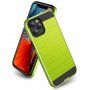 Odporne etui dla iPhone 12 Pro Max - tekstura szlifowana - zielone