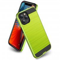 Odporne etui dla iPhone 12 Pro Max - tekstura szlifowana - zielone