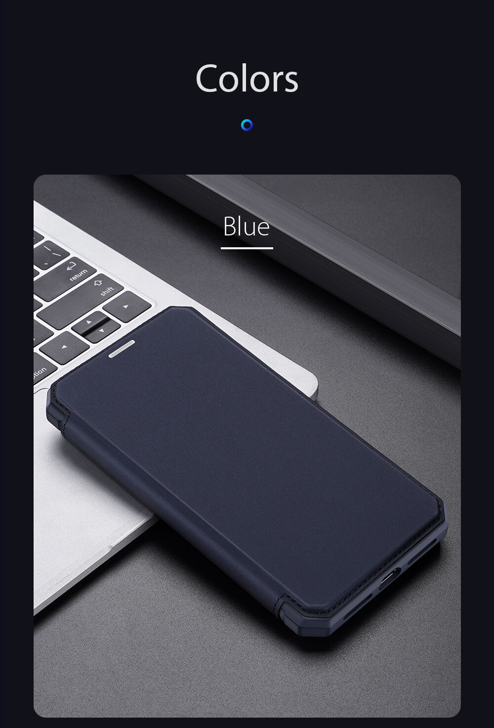 Dux Ducis pokrowiec portfelowy dla iPhone 7 / 8 / SE (2020/2022) - czarne