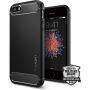 Spigen trwałe etui Armor dla Apple iPhone SE (2016) / 5S / 5 - czarne