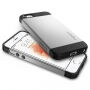 Spigen cienkie ochronne Armor etui dla Apple iPhone SE (2016) / 5S / 5 - srebrne