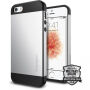 Spigen cienkie ochronne Armor etui dla Apple iPhone SE (2016) / 5S / 5 - srebrne