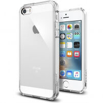 Spigen ultracienkie trwałe etui Apple iPhone SE (2016) / 5S / 5 - przezroczyste