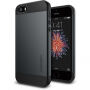 Spigen cienkie ochronne Armor etui dla Apple iPhone SE (2016) / 5S - czarne
