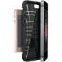 Spigen cienkie ochronne Armor etui dla Apple iPhone SE (2016) / 5S / 5 - różowo-czarne