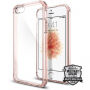 Spigen Crystal Shell ochronne etui poliwęglanowe dla Apple iPhone SE (2016) / 5S - przezroczyste różowe