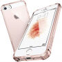 Spigen Crystal Shell ochronne etui poliwęglanowe dla Apple iPhone SE (2016) / 5S - przezroczyste różowe