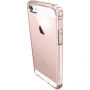 Spigen Crystal Shell ochronne etui poliwęglanowe dla Apple iPhone SE (2016) / 5S - przezroczyste różowe