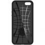 Spigen Neo ekskluzywne etui ochronne dla Apple iPhone SE (2016) / 5S - czarno-srebrne