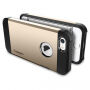 Spigen Armor trwałe cienkie etui dla Apple iPhone SE (2016) / 5S - złote