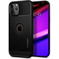 Spigen Rugged Armor etui dla iPhone 12 Pro Max - czarny