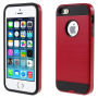 Futerał 2w1 dla Apple iPhone 5 / 5S / SE (2016) - czerwony