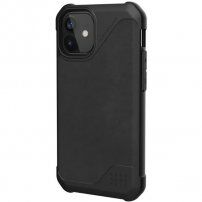 UAG Metropolis LT LTHR pokrowiec flip do iPhone 12 mini - czarne