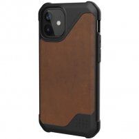 UAG Metropolis LT LTHR pokrowiec flip do iPhone 12 mini - brązowy