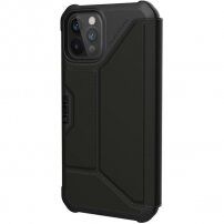 UAG Metropolis SATN pokrowiec flip do iPhone 12 / 12 Pro - czarne