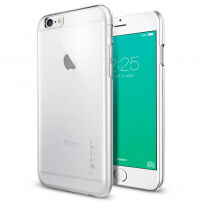 Spigen ultracienkie trwałe etui dla Apple iPhone 6S / 6 - przezroczyste